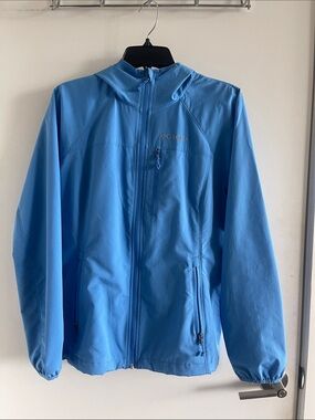 Columbia Light Blue Hooded Utility Jacket